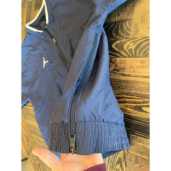 Air Jordan Short Sleeve Pullover Windbreaker Men Large Transition Coach Training - Picture 9 of 11